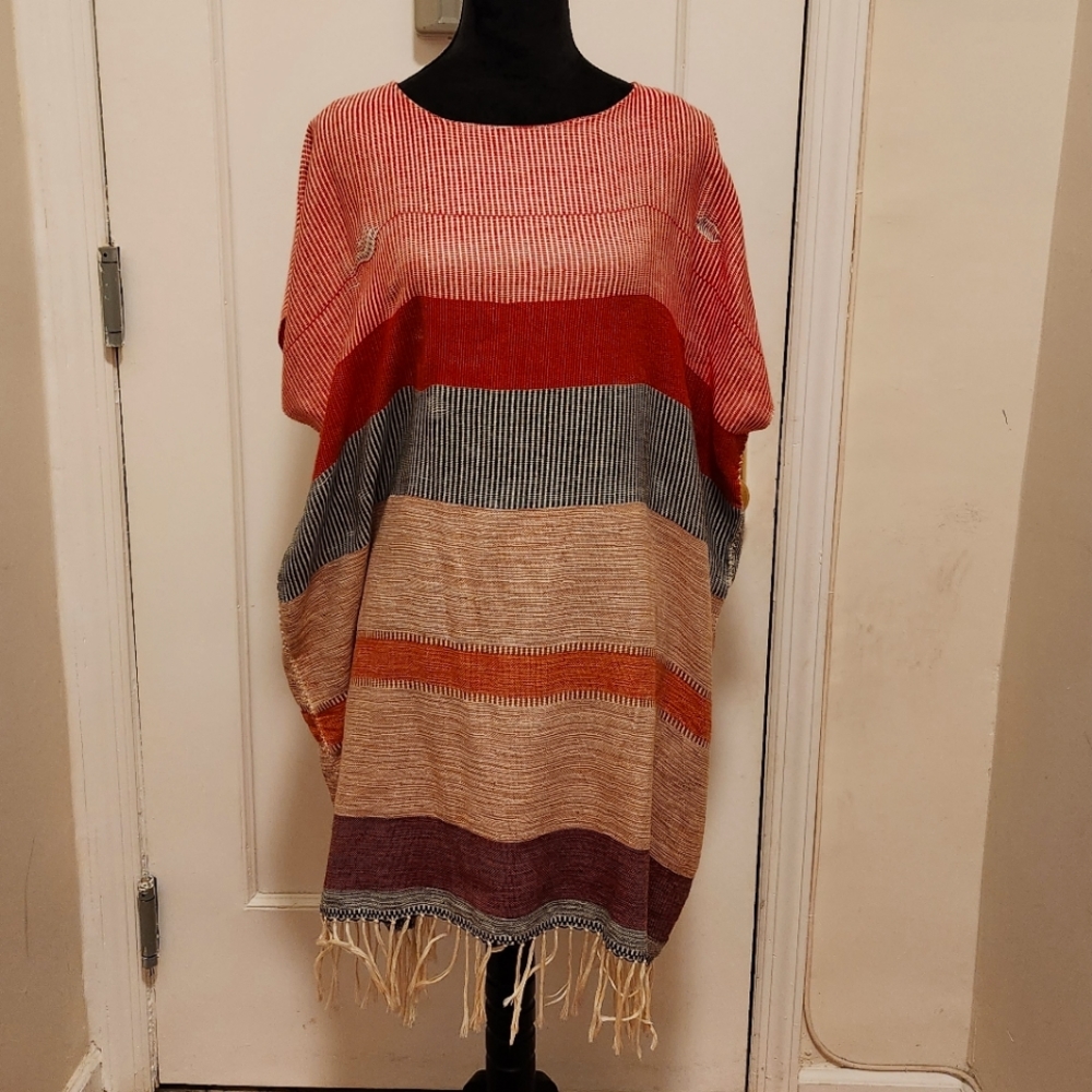 ESCVDO Peru Handmade Multi-colored Tunic